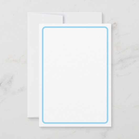 Lily Pad bedankt kaart (Achterkant)