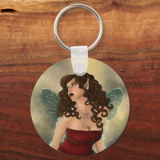 Lily Pad Fae key chain Sleutelhanger (Voorkant)