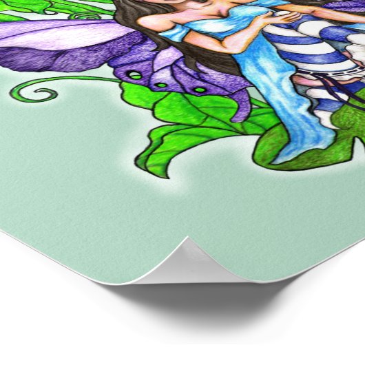 Lily Pad Fairy Poster (Hoek)