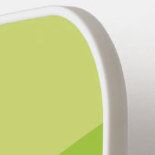 Lily Pad Green Across Striping with Name Pickleball Paddle (Links Detail)