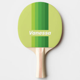 Lily Pad Groen Speld Strepen met Naam Tafeltennisbatje