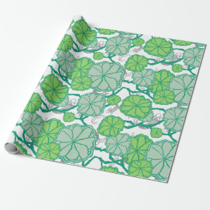 Lily Pad Japanse tuin Cadeaupapier