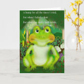 Lily Pad Talk Kaart (Gele Bloem)