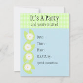 Lily Pad Uitnodiging (Voorkant)