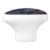 Lily pad Water Fairy Reflection Keramische Knop (Zijkant)