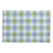 Lily Pads (blauwe en groene sterren) Kussensloop (Achterkant)