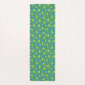 Lily Pads Bloemen Yoga Kikkers Grappig Yogamat (Achterkant)