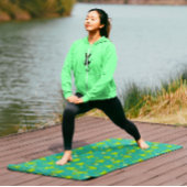 Lily Pads Bloemen Yoga Kikkers Grappig Yogamat