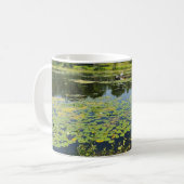 Lily Pads en Swans Koffiemok (Voorkant links)