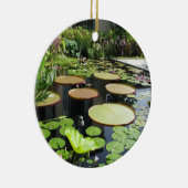 Lily Pads in Longwood Gardens Keramisch Ornament (Rechts)