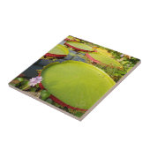 Lily Pads keramische teile Tegeltje (Zijkant)