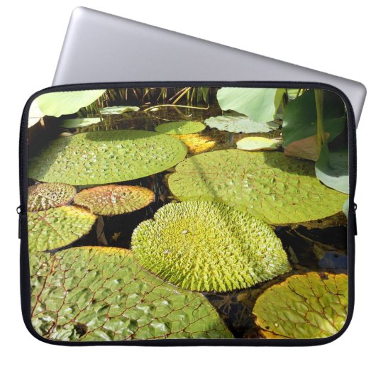 Lily Pads laptophoes Laptop Sleeve (Voorkant)