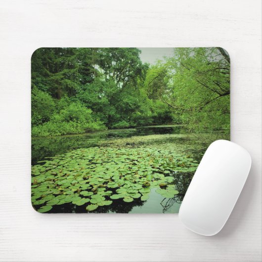 Lily Pads op de Pond Muismat (Met muis)