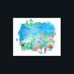 ** Lily Pads Pond Painting AR23 Monet Art Canvas Afdruk<br><div class="desc">STRETCHED CANVAS ART PRINT - Klassieke Monet en waterlelie vijver schilderij. De Lily Monet Lelies / Lotus zijn magenta, roze magenta. Energetisch Verbeterd Elegant Vrouwelijk Romantisch Ephemera Floral Painting Artistic Unique Creative Modern en Romantisch design. (ZOEK AR23 voor soortgelijke design) De is een Shabby Chic, Vrouwelijk Girly Design. Dit ontwerp...</div>