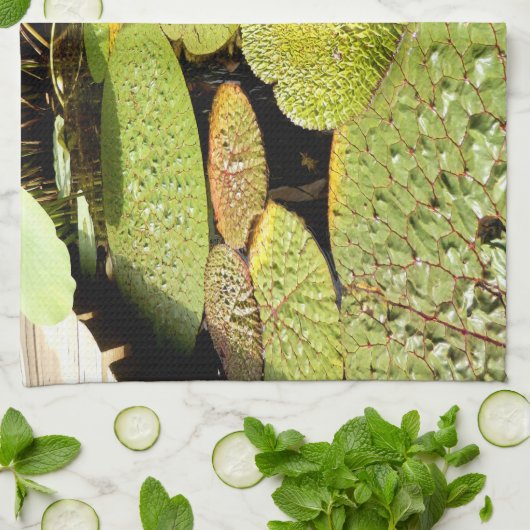 Lily Pads Tea Towel Theedoek (Gevouwen)