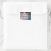 Lily Pads Tekening Ronde Sticker (Tas)