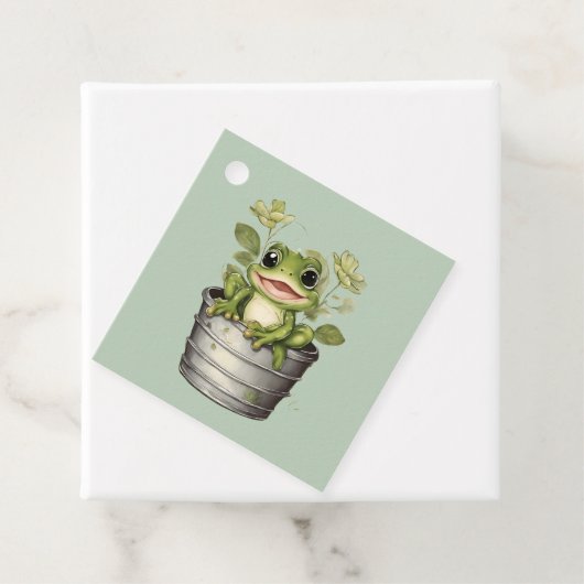 Lily Pads van het leven Bedankjes Labels (In situ)