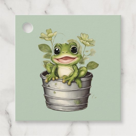 Lily Pads van het leven Bedankjes Labels (Voorkant)