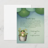 Lily Pads van het leven Bedankkaart (Voorkant / Achterkant)