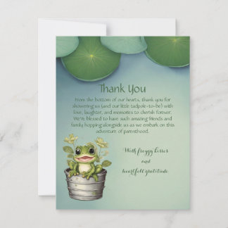 Lily Pads van het leven Bedankkaart