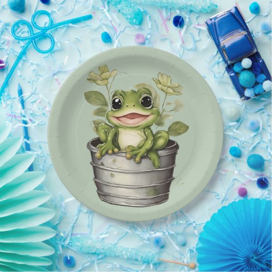 Lily Pads van het leven Papieren Bordje (Feest)