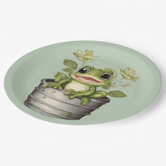 Lily Pads van het leven Papieren Bordje (Gekanteld)