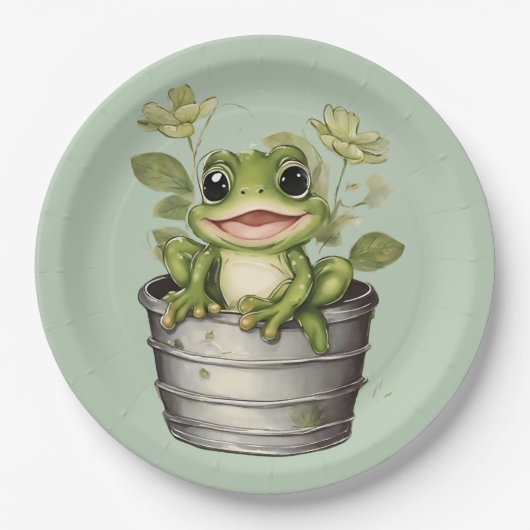 Lily Pads van het leven Papieren Bordje (Voorkant)