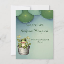 Lily Pads van het leven Save The Date