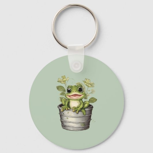 Lily Pads van het leven Sleutelhanger (Achterkant)