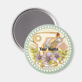 Lily Pearl Beautician magneet (Voorkant / Achterkant)