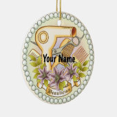 Lily Pearl Schoonheidsspecialiste ornament (Rechts)