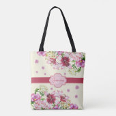 Lily & Peony Bloemengeel Tote Bag (Achterkant)