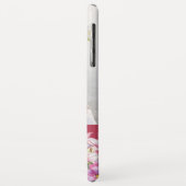 Lily Peony Floral Monogram Foto Case-Mate iPhone Case (Achterkant/links)