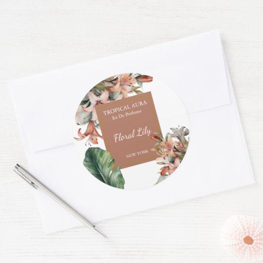 Lily Perfume Label (Envelop)