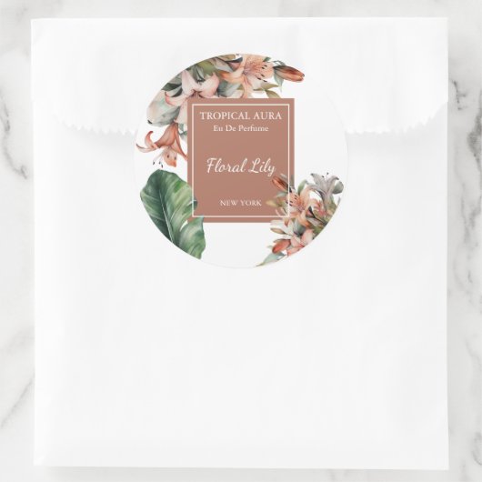 Lily Perfume Label (Tas)