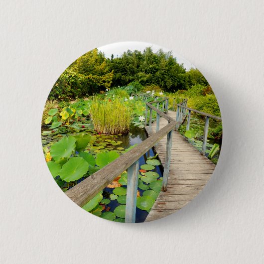 Lily Pond Badge Ronde Button 5,7 Cm (Voorkant)
