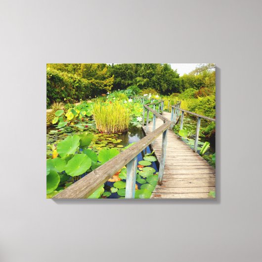 Lily Pond Canvas Print (Voorkant)