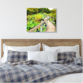 Lily Pond Canvas Print (Insitu (Slaapkamer))