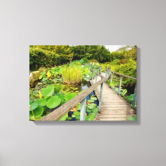 Lily Pond Canvas Print (Voorkant)