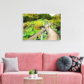 Lily Pond Canvas Print (Insitu (Woonkamer))