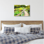 Lily Pond Canvas Print (Insitu (Slaapkamer))