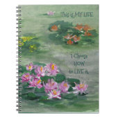 *'LiLy Pond' design Notitieboek (Voorkant)