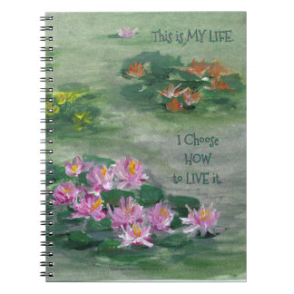 *'LiLy Pond' design Notitieboek