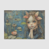 LILY POND FEE DECOUPAGE TISSUEPAPIER (Voorkant)