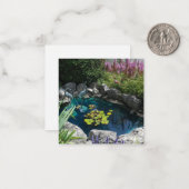 Lily Pond Flat Note-kaarten Notitiekaartje (Voorkant / Achterkant in situ)