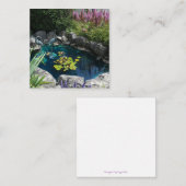 Lily Pond Flat Note-kaarten Notitiekaartje (Voorkant / Achterkant)