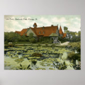 Lily Pond, Humboldt Park, Chicago Poster (Voorkant)