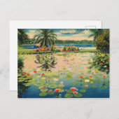 Lily Pond in Sunny Florida Briefkaart (Voorkant / Achterkant)