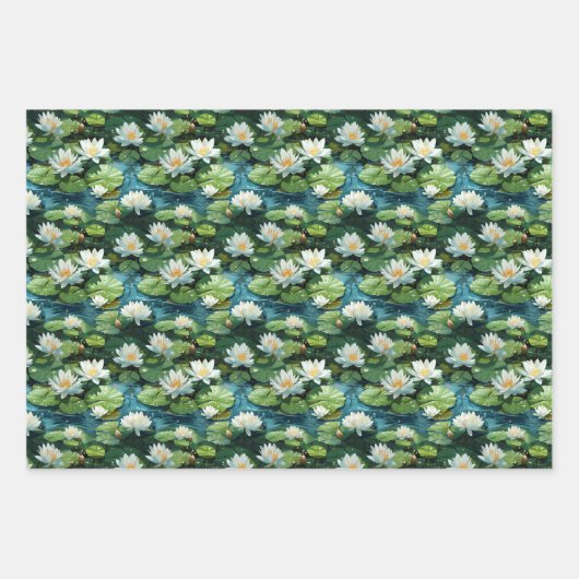 Lily Pond inpakpapier (Voorkant)