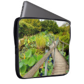 Lily Pond-laptophoes Laptop Sleeve (Voorkant Rechts)